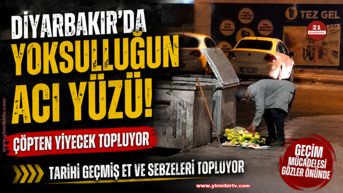 Marketin Attığını Topladı: Diyarbakır’da Yürek Burkan Görüntü